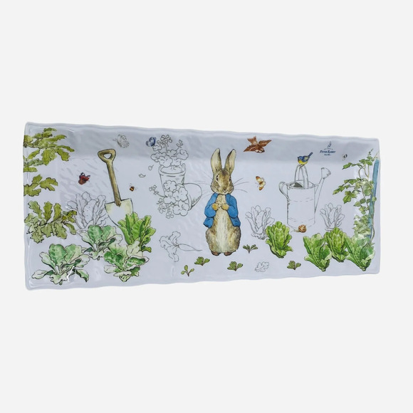 NEW Beatrix Potter Peter Rabbit Large Serving Tray Spring Easter Platter 20” - Picture 5 of 9